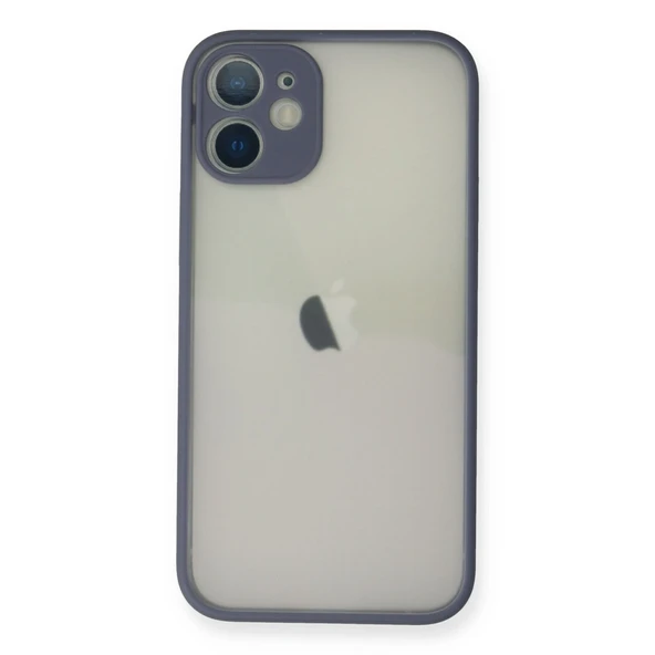 iPhone 11 Pro Max Kılıf Montreal Silikon Kapak - Gri ürün görseli 1