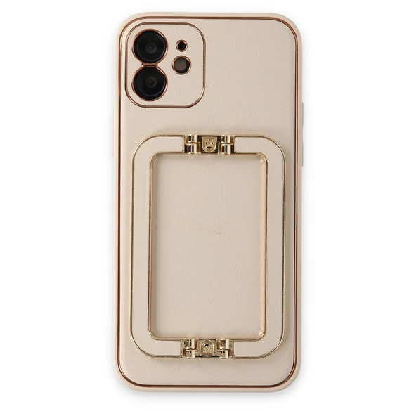 iPhone 12 Kılıf Coco Elit Kapak - Gold ürün görseli 1