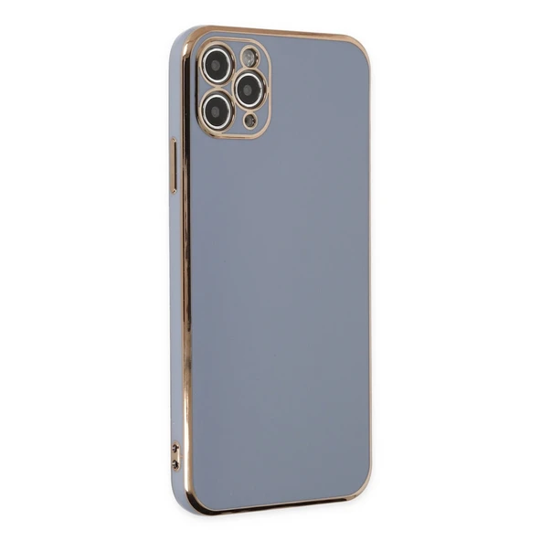 iPhone 11 Pro Max Kılıf Volet Silikon - Mavi ürün görseli 1
