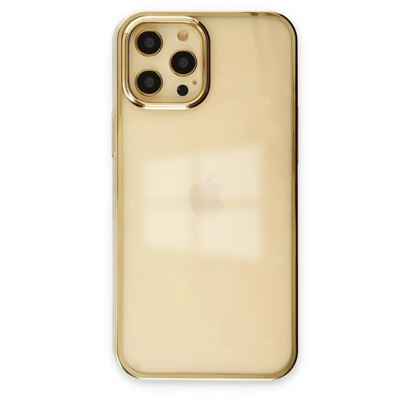 iPhone 12 Pro Max Kılıf Element Silikon - Gold ürün görseli 1