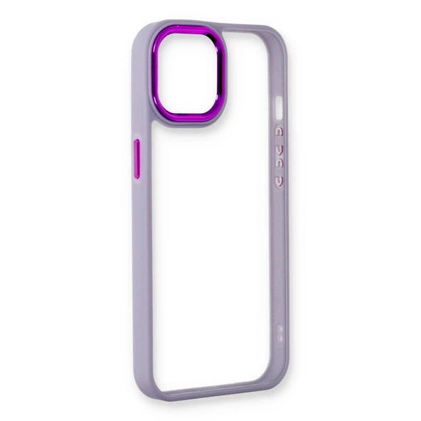 iPhone 14 Plus Kılıf Dora Kapak - Lila - Resim 2