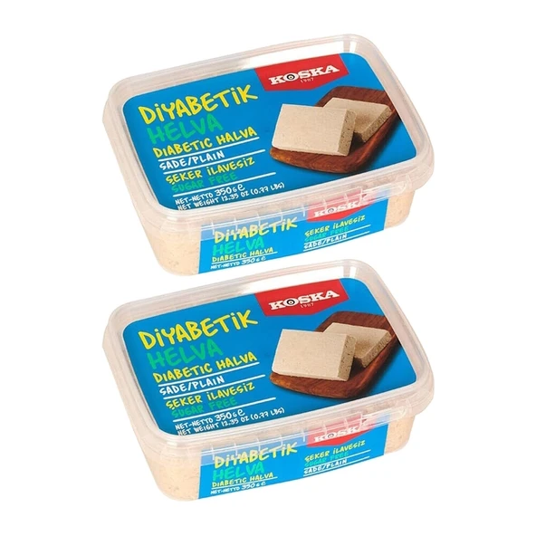 Koska Diyabetik Sade Helva 350 Gr 2 li ürün görseli 1