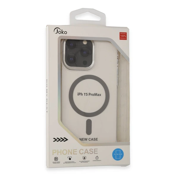 iPhone 15 Pro Max Bubble Magsafe Kapak - Lacivert - Resim 5