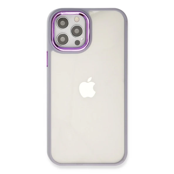 iPhone 12 Pro Max Kılıf Dora Kapak - Lila - Resim 3