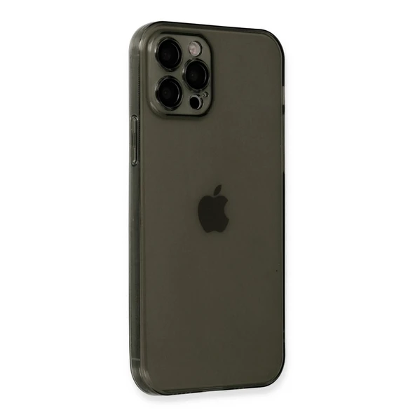 iPhone 12 Pro Max Kılıf Fly Lens Silikon - Siyah - Resim 2