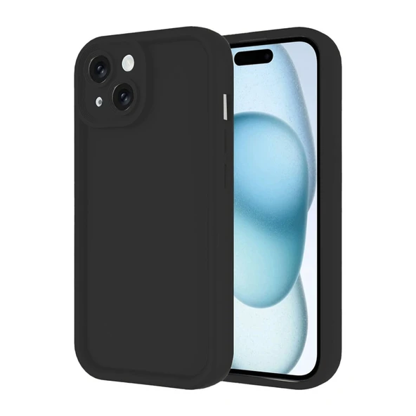 iPhone 14 Kılıf Viera Silikon - Siyah ürün görseli 1