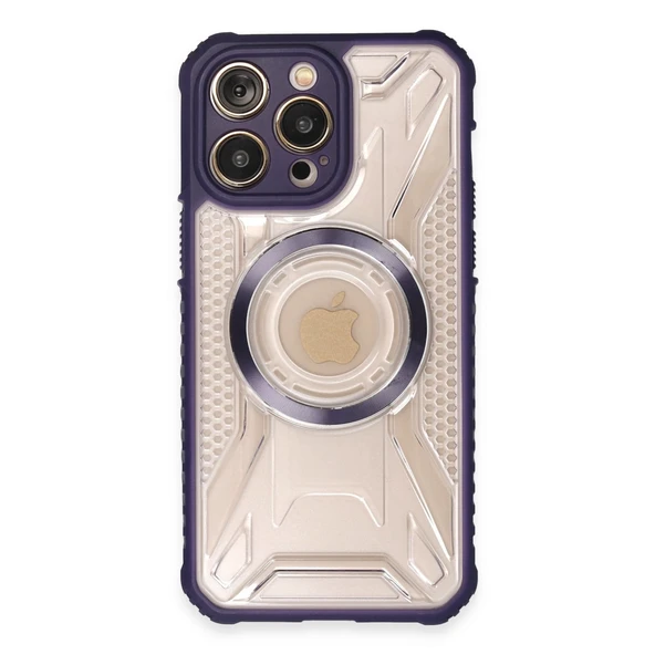 iPhone 14 Pro Max Kılıf Prag Magneticsafe Kapak - Derin Mor ürün görseli 1