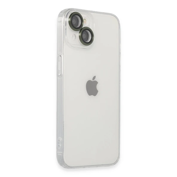 iPhone 14 Kılıf Luko Lens Silikon - Yeşil - Resim 2