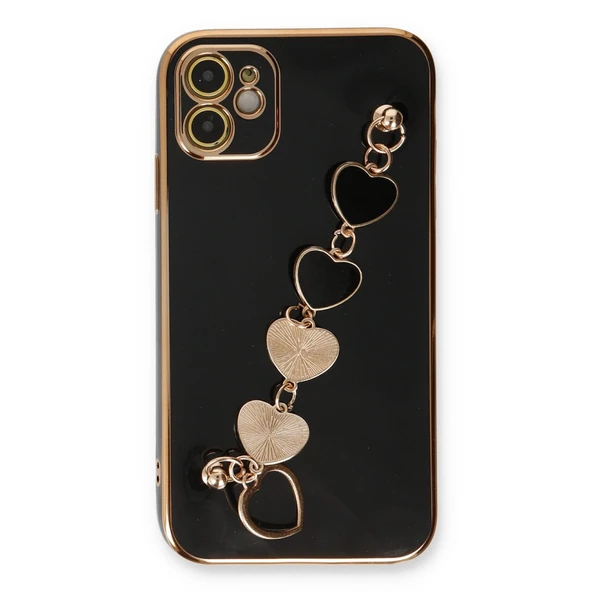 iPhone 12 Kılıf Esila Silikon - Siyah - Resim 2