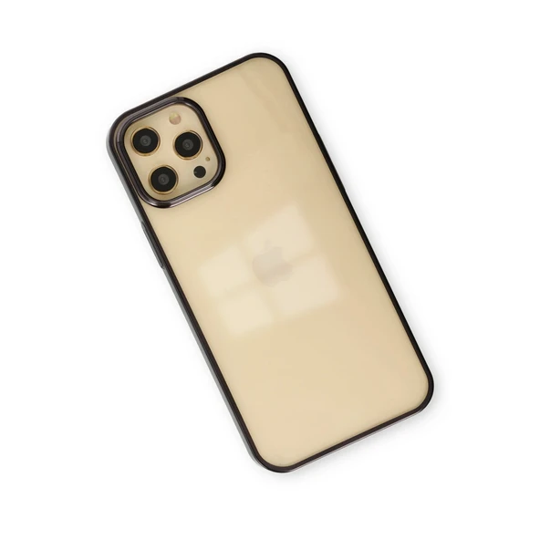 iPhone 12 Pro Max Kılıf Element Silikon - Siyah - Resim 3