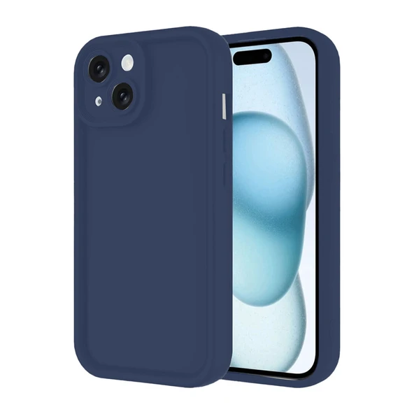 iPhone 14 Kılıf Viera Silikon - Lacivert ürün görseli 1