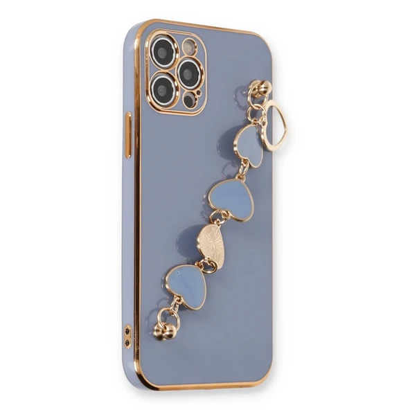 iPhone 12 Pro Max Kılıf Esila Silikon - Gri ürün görseli 1