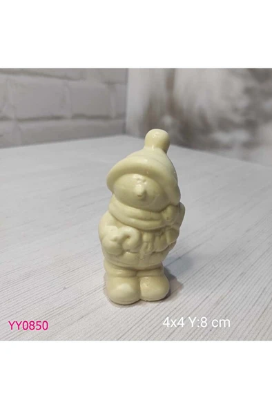 YY0850 Elinde Şemsiye Tutan Kardan Adam Silikon Kalıp ürün görseli 1