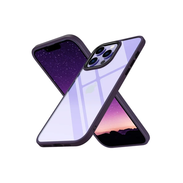 iPhone 13 Pro Max Kılıf Power Silikon - Mor ürün görseli 1