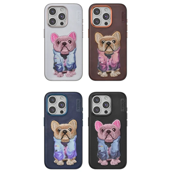 iPhone 14 Pro Max Cute Desenli Kapak - Siyah - Resim 3