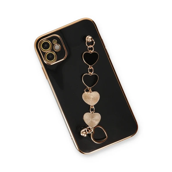 iPhone 12 Kılıf Esila Silikon - Siyah - Resim 3