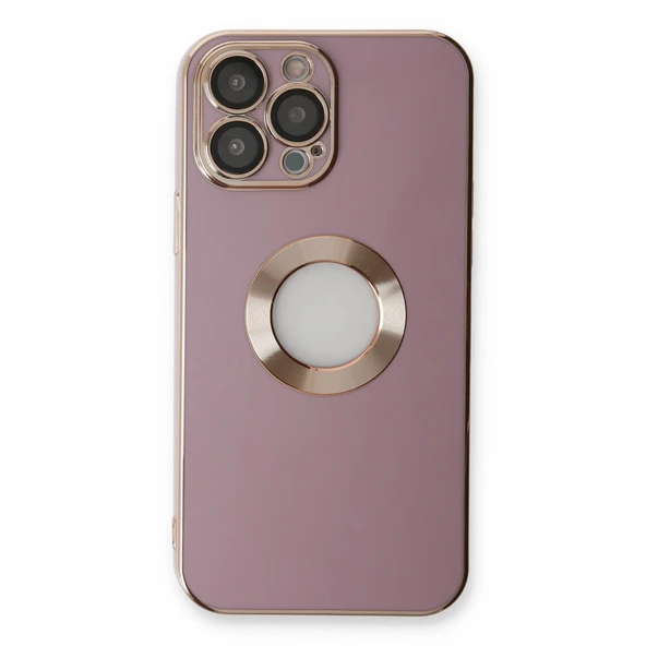 iPhone 13 Pro Max Kılıf Store Silikon - Mor - Resim 2