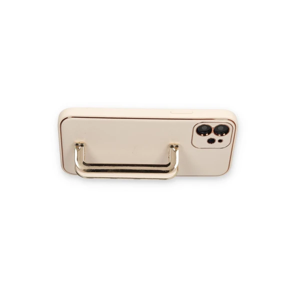 iPhone 12 Kılıf Coco Elit Kapak - Gold - Resim 3
