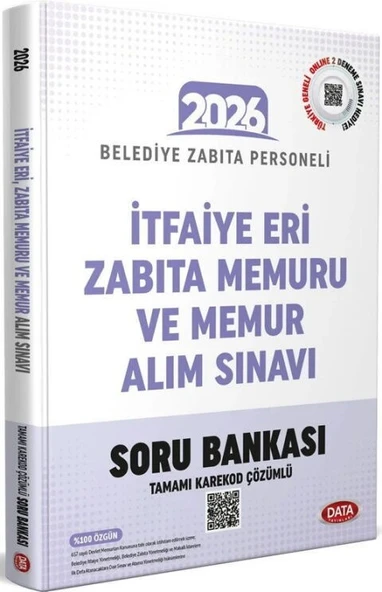 2026 İtfaiye Eri Zabıta Memuru Ve Memur Alım Sınavı Soru Bankası Data Yayınları ürün görseli 1