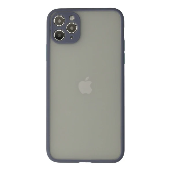 iPhone 12 Pro Max Kılıf Montreal Silikon Kapak - Gri ürün görseli 1
