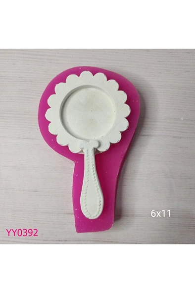 YY0392 Fırfırlı Ayna Çerçeve Silikon Kalıp ürün görseli 1