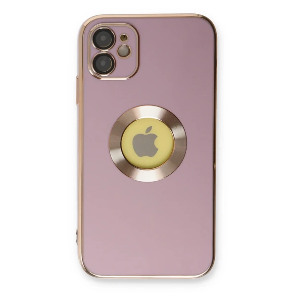 iPhone 12 Kılıf Store Silikon - Mor - Resim 4