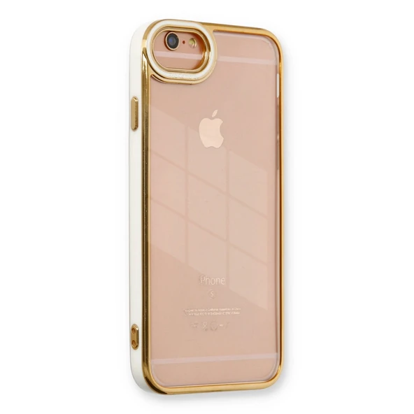 iPhone 6 Kılıf Liva Lens Silikon - Beyaz ürün görseli 1