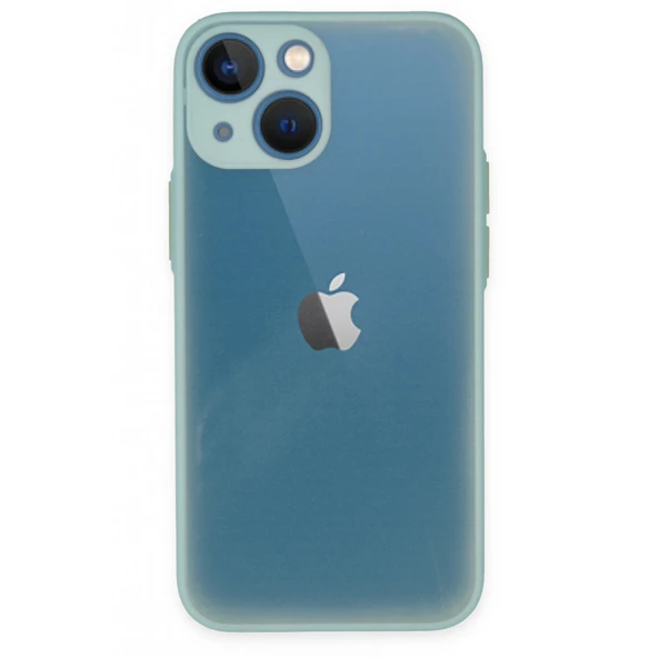 iPhone 15 Plus Kılıf Montreal Silikon Kapak - Açık Yeşil ürün görseli 1