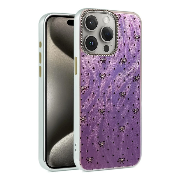 iPhone 15 Pro Max Kılıf Blade Aynalı Desenli Kapak - Desen 2 ürün görseli 1