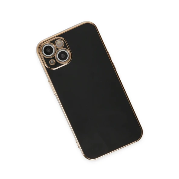 iPhone 15 Kılıf Volet Silikon - Siyah - Resim 3