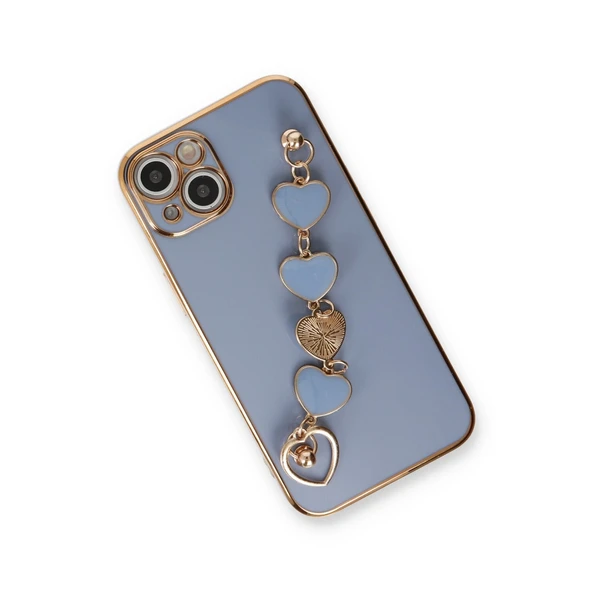 iPhone 14 Plus Kılıf Esila Silikon - Gri - Resim 3