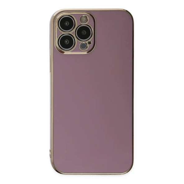iPhone 15 Pro Max Kılıf Volet Silikon - Mor ürün görseli 1