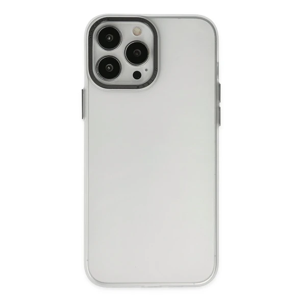 iPhone 13 Pro Max Kılıf Modos Metal Kapak - Şeffaf ürün görseli 1
