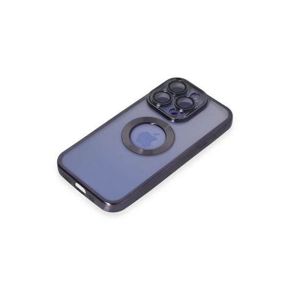 iPhone 15 Pro Kılıf Slot Silikon - Mor - Resim 4