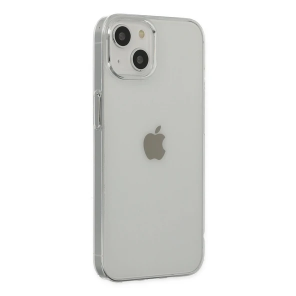 iPhone 14 Plus Kılıf Pc Sert Şeffaf Kapak - Şeffaf - Resim 2