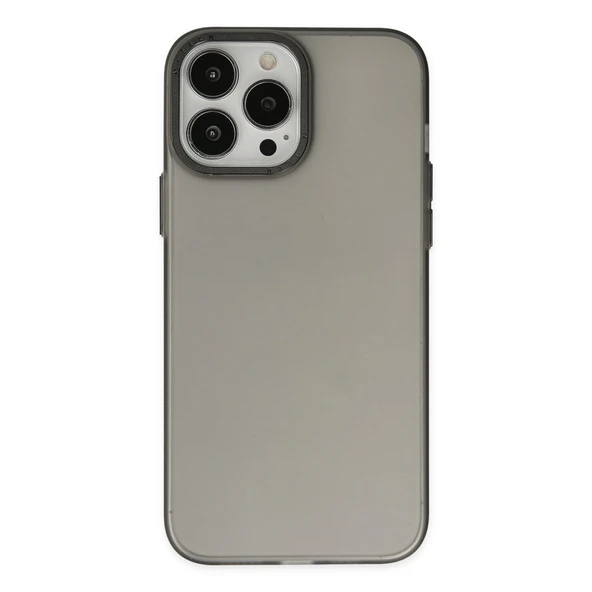 iPhone 13 Pro Max Kılıf Modos Metal Kapak - Siyah ürün görseli 1