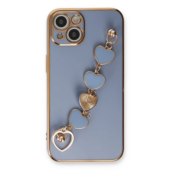 iPhone 14 Plus Kılıf Esila Silikon - Gri - Resim 2
