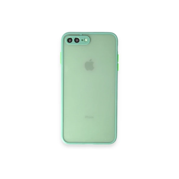 iPhone 7 Plus Kılıf Montreal Silikon Kapak - Turkuaz ürün görseli 1