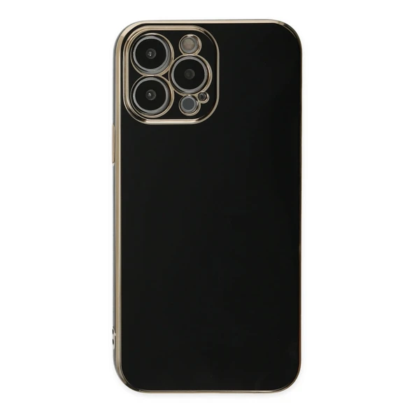 iPhone 14 Pro Kılıf Volet Silikon - Siyah - Resim 2