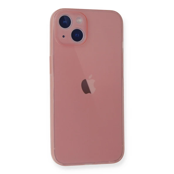 iPhone 14 Plus Kılıf Pp Ultra İnce Kapak - Pembe - Resim 3