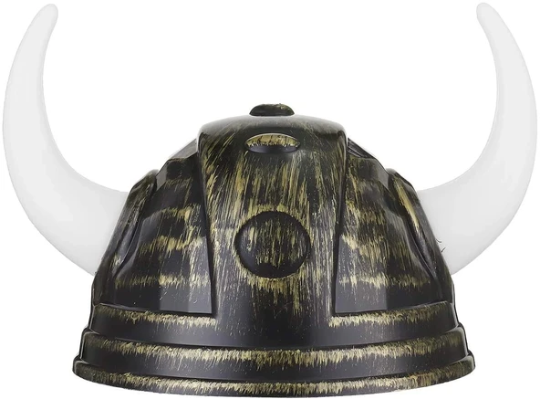 Viking Başlığı Asteriks Başlığı Altın Renk ürün görseli 1