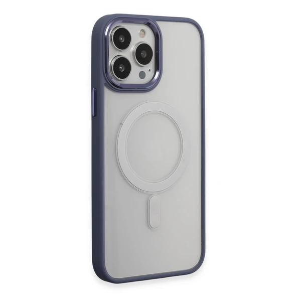 iPhone 15 Pro Max Kılıf Room Magneticsafe Silikon - Sierra Blue ürün görseli 1