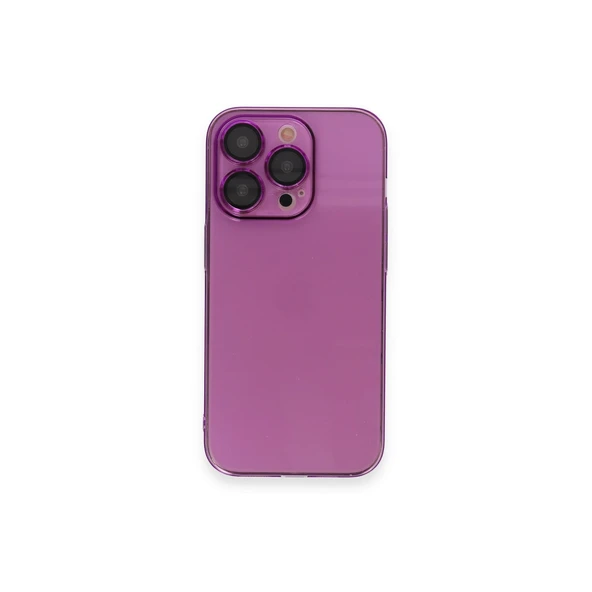 iPhone 13 Pro Max Kılıf Armada Lensli Kapak - Mor - Resim 2