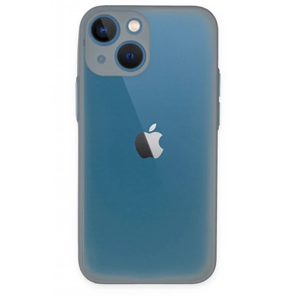 iPhone 15 Plus Kılıf Montreal Silikon Kapak - Gri ürün görseli 1