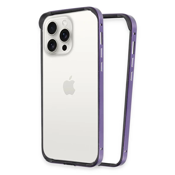 iPhone 14 Pro Land Bumper Koruma Kapak - Derin Mor ürün görseli 1