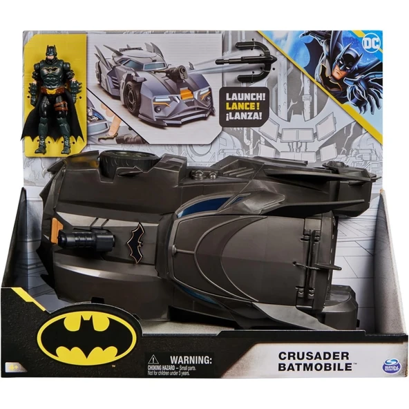 Batman Crusader Batmobil Aracı 10 cm - Resim 5
