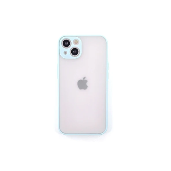 iPhone 14 Kılıf Montreal Silikon Kapak - Turkuaz ürün görseli 1