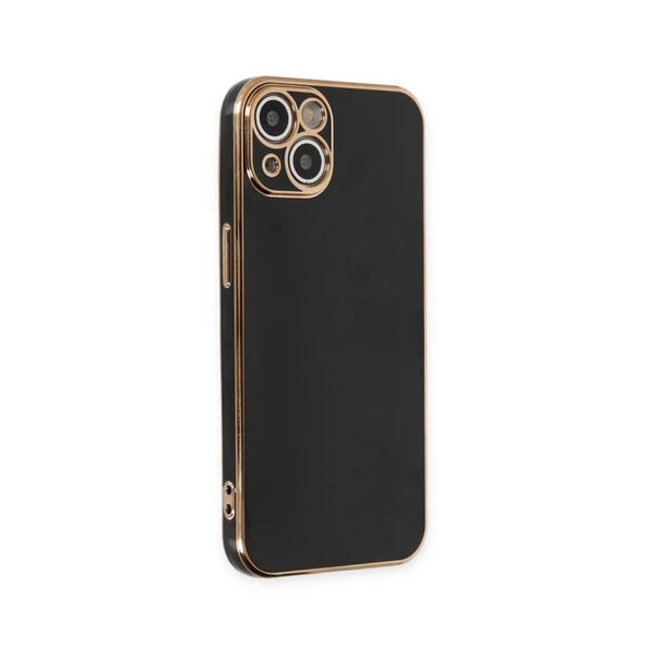 iPhone 15 Kılıf Volet Silikon - Siyah - Resim 2