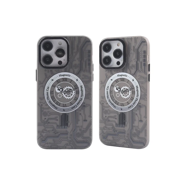 iPhone 14 Pro Max Kılıf Apollo Magneticsafe Desenli Kapak - Apollo Siyah - 1 ürün görseli 1