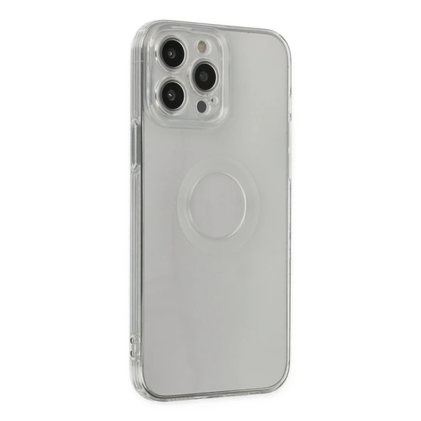 iPhone 13 Pro Max Kılıf Santa Lens Silikon - Şeffaf - Resim 2